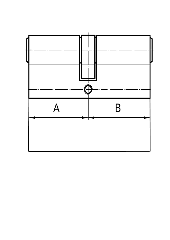 Цилиндр ЗНЗ-1А(Пенза) 3 ключа